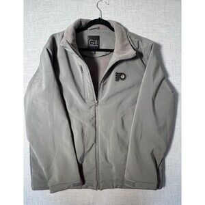 Philadelphia Flyers Jacket Mens XL Gray G-III Carl Banks Softshell Full Zip NHL